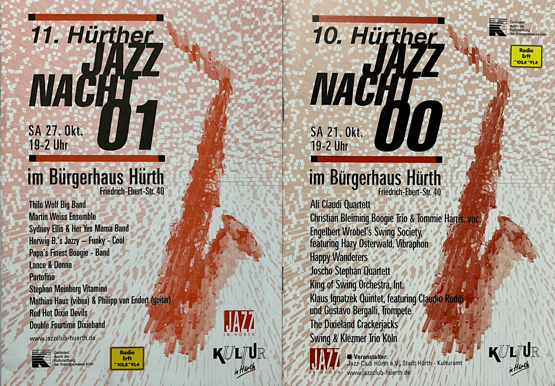 Titelbild Programm Jazznacht 2000 2001