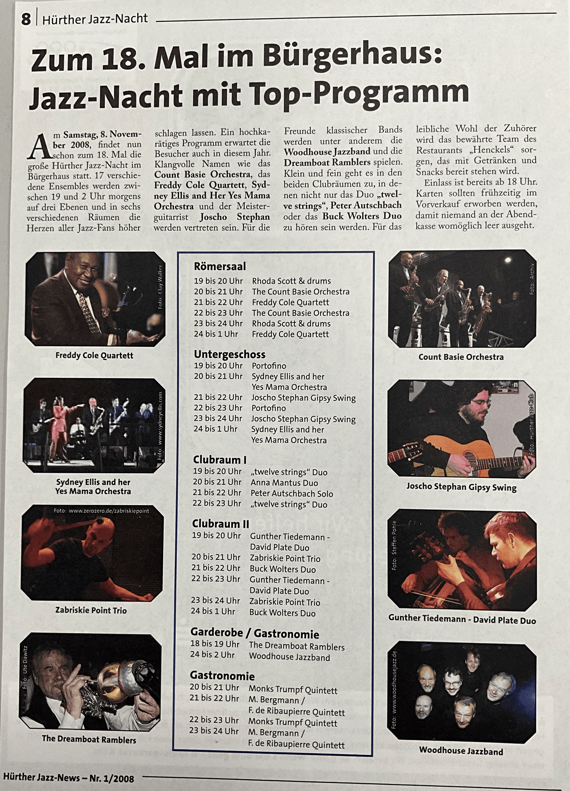 Titelbild Programm Jazznews 1-2008 a