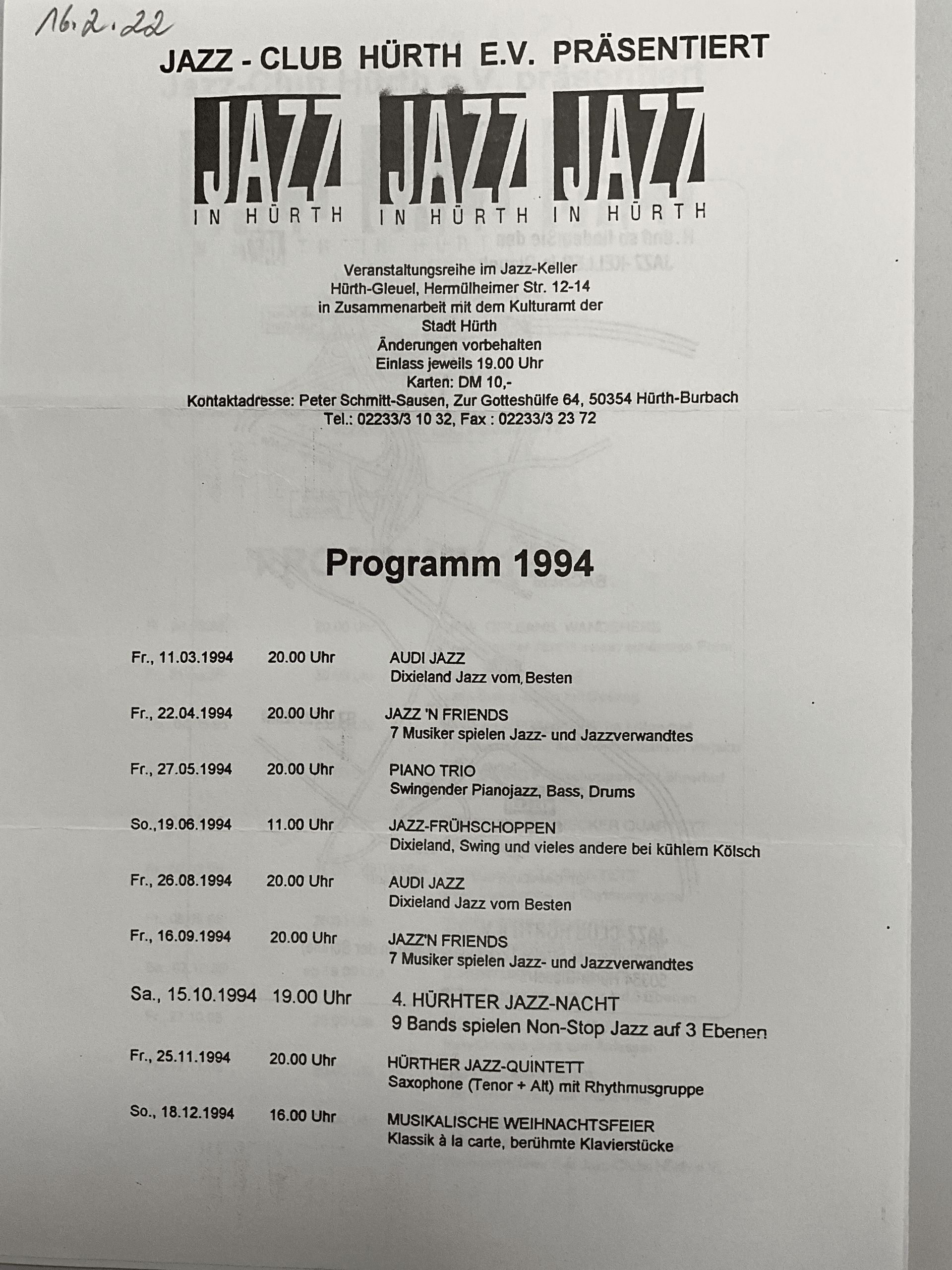 Programm 1994